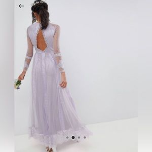 Lavender evening dress